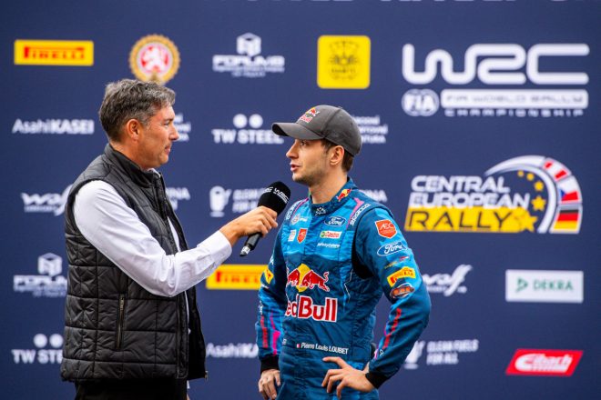 ピエール-ルイ・ルーベ（フォード・プーマ・ラリー1）　2023年WRC第12戦セントラル・ヨーロピアン・ラリー