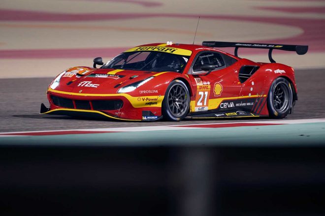 AFコルセの21号車フェラーリ488 GTE Evo