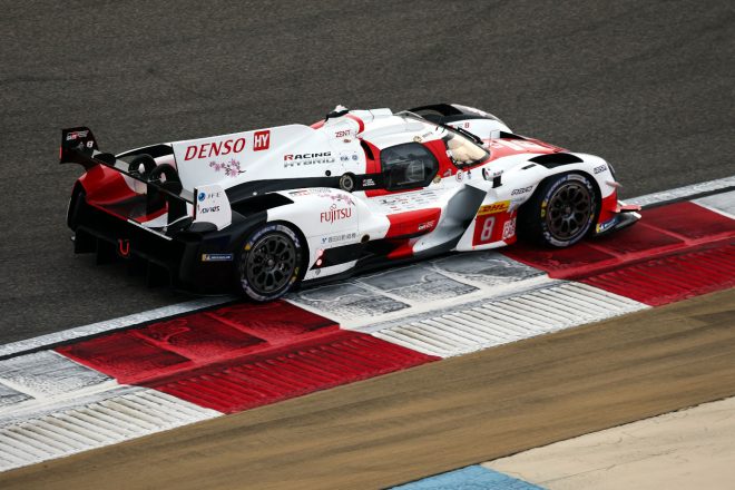 選手権リーダーの8号車トヨタGR010ハイブリッド（TOYOTA GAZOO Racing）　　2023年WEC第7戦バーレーン8時間レース
