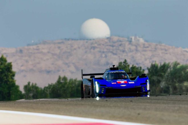 予選最高位となる3番手を獲得した2号車キャデラックVシリーズ.R