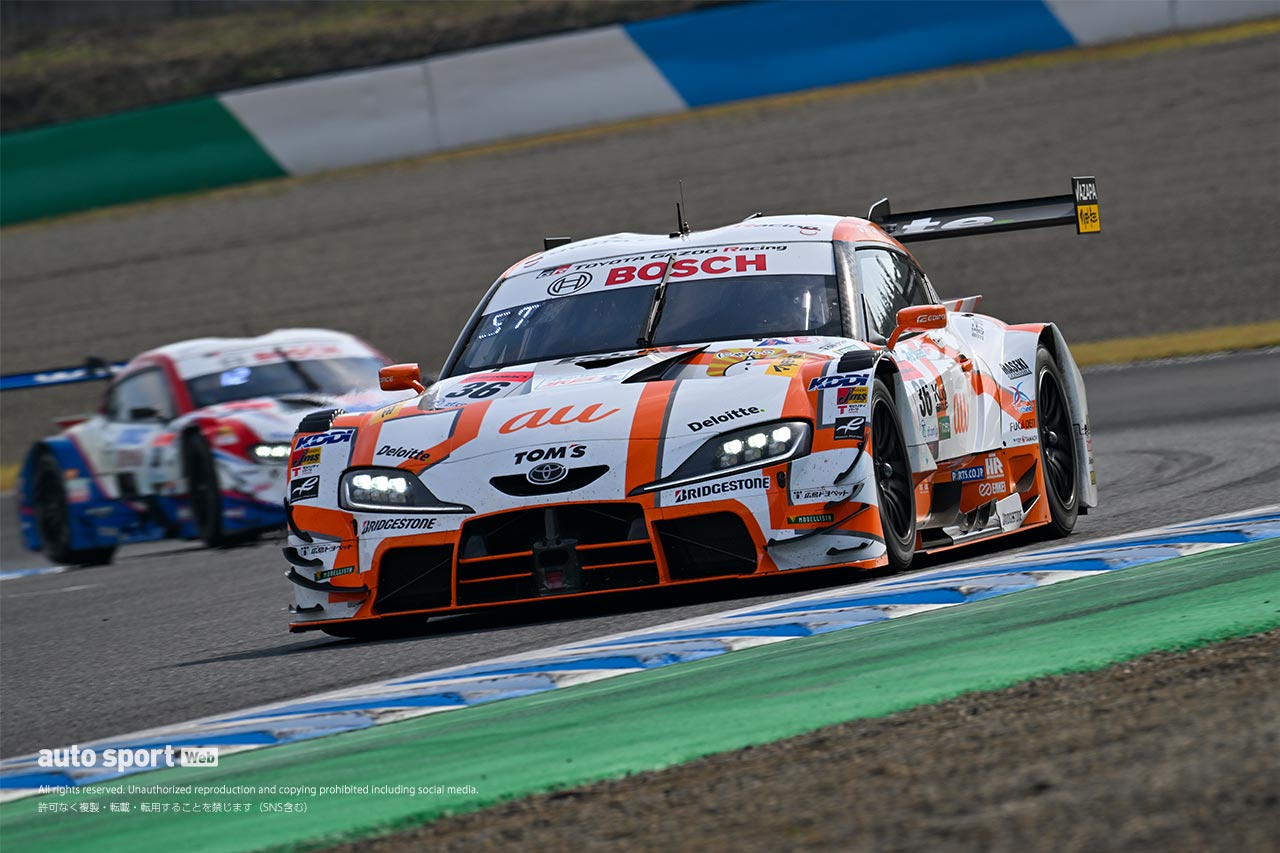 2023スーパーGT第8戦もてぎ　au TOM’S GR Supra（坪井翔／宮田莉朋）