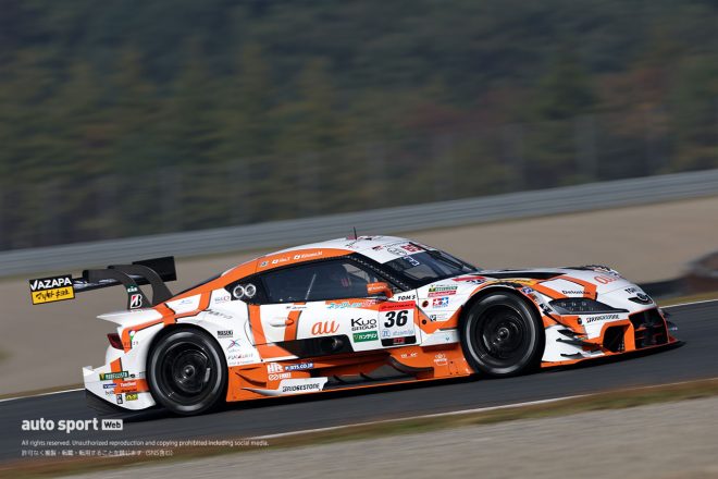 2023スーパーGT第8戦もてぎ　au TOM’S GR Supra（坪井翔／宮田莉朋）