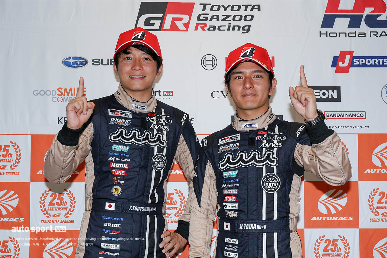 2023スーパーGT第8戦もてぎ　堤優威／平良響（muta Racing GR86 GT）