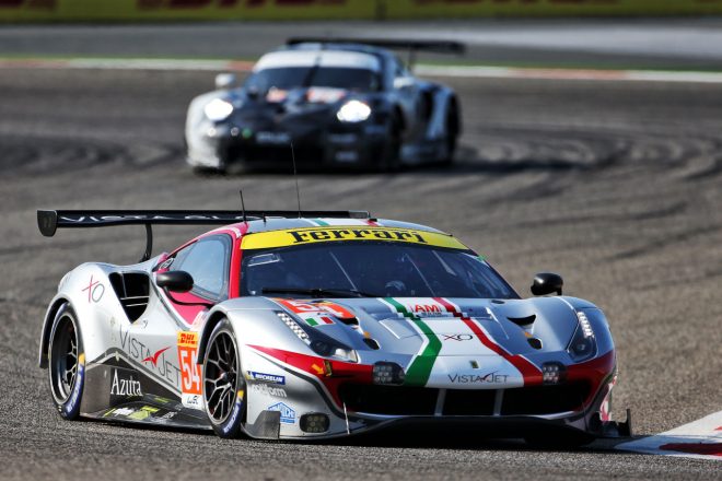 AFコルセの54号車フェラーリ488 GTE 2020年WEC第8戦バーレーン
