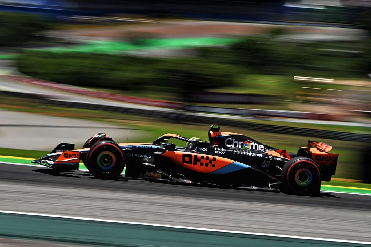 2023年F1第21戦サンパウロGP　ランド・ノリス（マクラーレン）