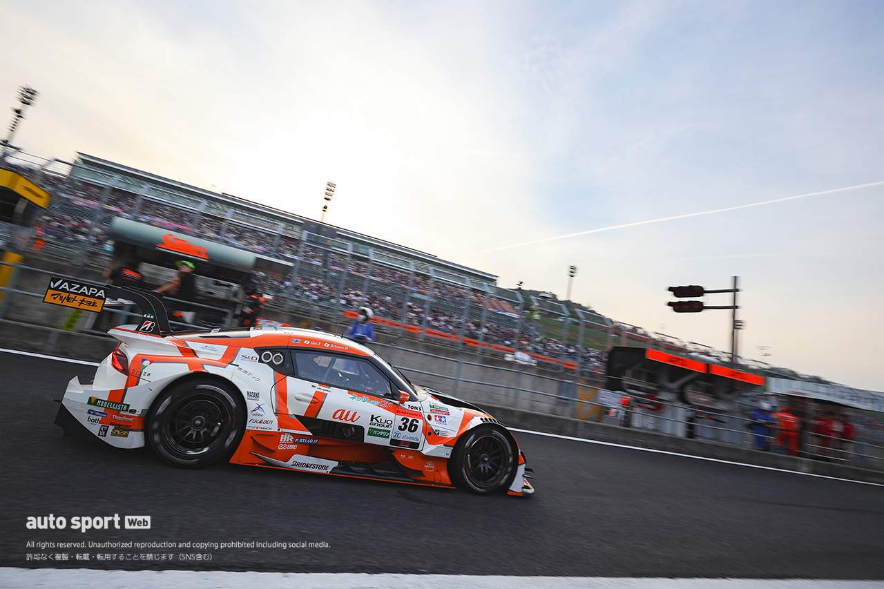 2023スーパーGT第8戦もてぎ　au TOM’S GR Supra（坪井翔／宮田莉朋）