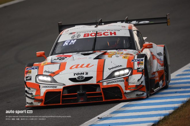 2023スーパーGT第8戦もてぎ　au TOM’S GR Supra（坪井翔／宮田莉朋）