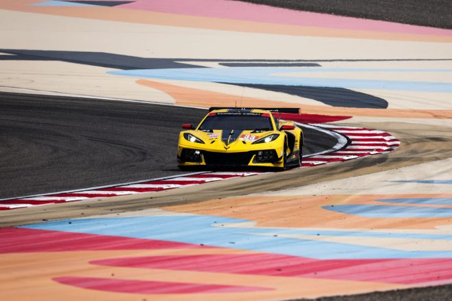 シボレー・コルベットC8.R。2024年のWEC・LMGT3クラスに登場する新型コルベットとは規格が異なるGTE仕様車だ