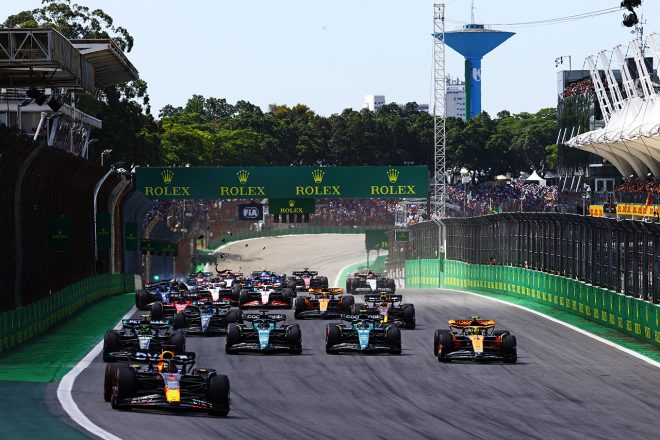 2023年F1第21戦サンパウロGP　スタート