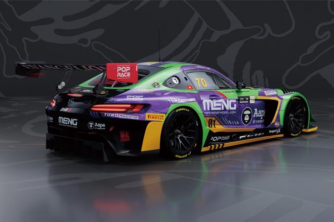 2023年マカオグランプリのFIA GTワールドカップに参戦するトロ・レーシングのメルセデスAMG GT3