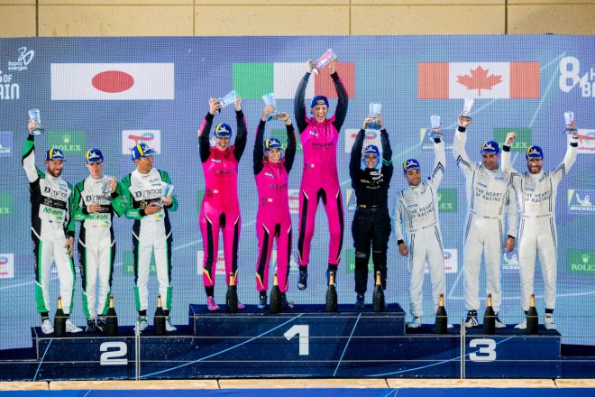 2023年WEC最終戦バーレーンではDステーション・レーシングが2位、ハート・オブ・レーシングチームが運営するノースウエストAMRが3位表彰台を獲得した。