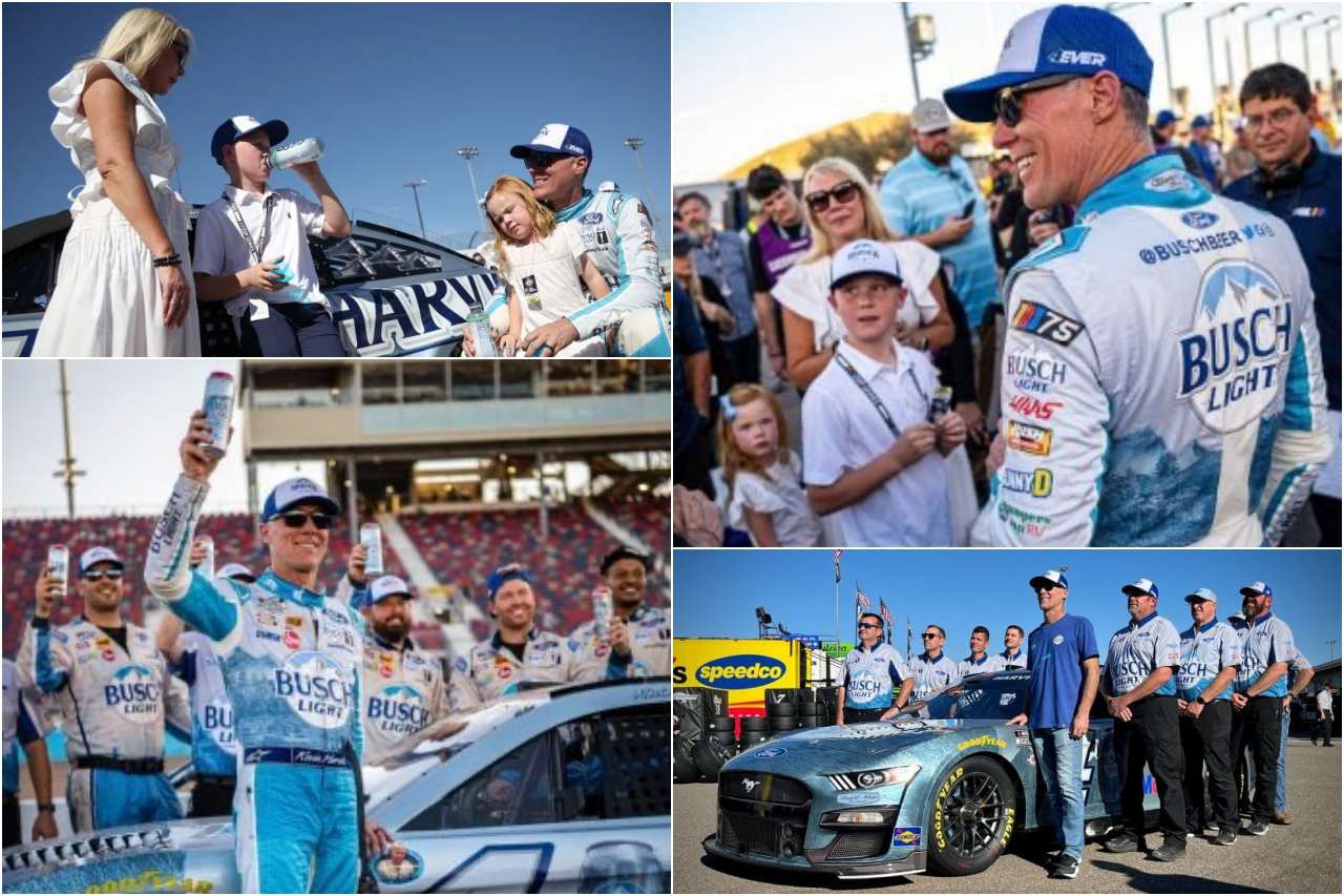 最後のレースでも優勝戦線に加わり、ファンを沸かせたケビン・ハーヴィック（Stewart-Haas Racing／フォード・マスタング）は7位でキャリアを終えた