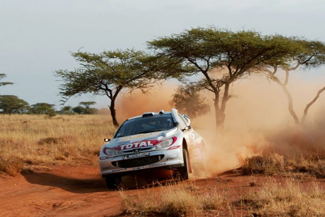 プジョー206 WRC（マーカス・グロンホルム）　2002年WRC第8戦サファリラリー
