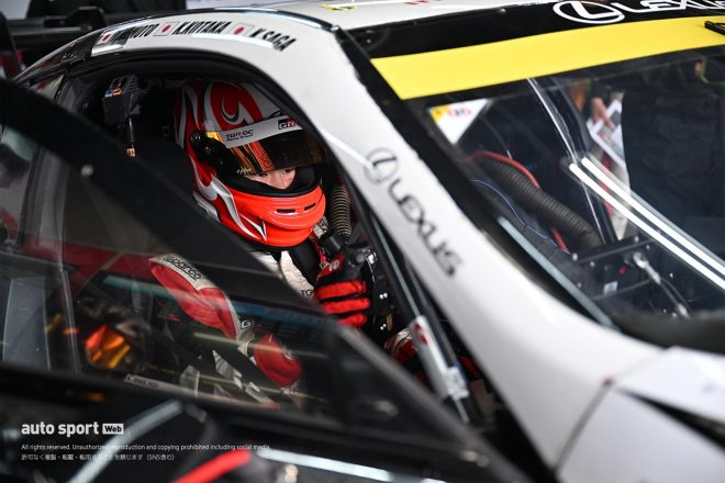 11月6日モビリティリゾートもてぎGT300燃料テスト　apr LC500h GTをテストした小林利徠斗