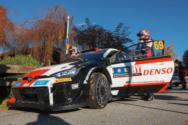 WRC世界ラリー選手権に参戦しているTOYOTA GAZOO Racing WRTのGRヤリス・ラリー1