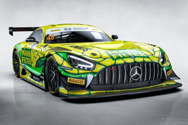 ラファエル・マルチェッロが第70回マカオ・グランプリで、メルセデスAMGファクトリードライバーとして最後にドライブする48号車メルセデスAMG GT3エボ（メルセデスAMG・チーム・ランドグラフ）