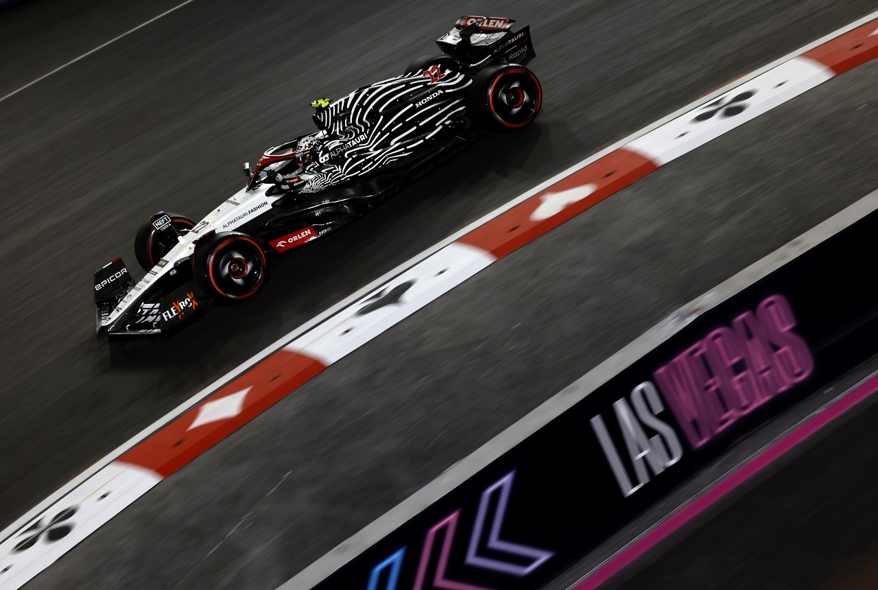 2023年F1第22戦ラスベガスGP　角田裕毅（アルファタウリ）