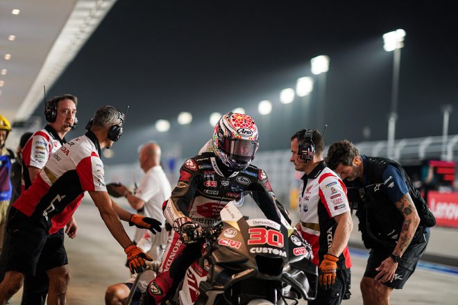 中上貴晶（LCRホンダ・イデミツ）／2023MotoGP第19戦カタールGP 初日