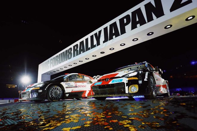 ラリージャパン2023でワン・ツー・スリーを飾ったTOYOTA GAZOO Racingワールドラリーチーム