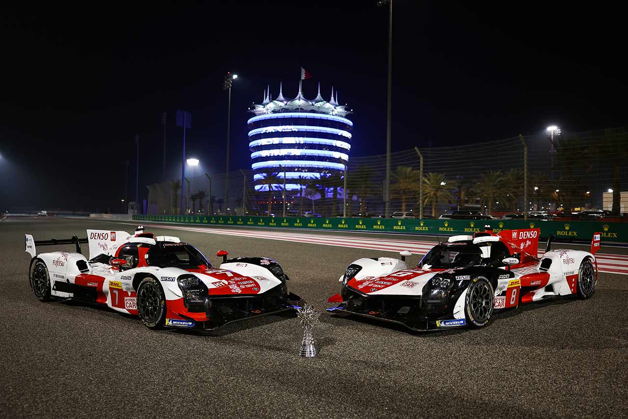 2023年のWECで、ドライバーとマニュファクチャラーのダブルタイトルを獲得したトヨタGAZOO RacingのトヨタGR010ハイブリッド