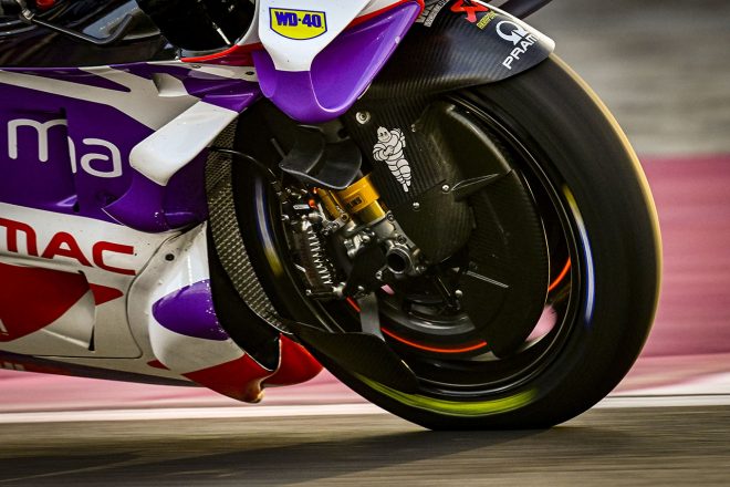ホルヘ・マルティン（プリマ・プラマック・レーシング）のタイヤ／2023MotoGP第19戦カタールGP