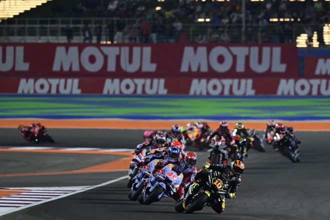 2023MotoGP第19戦カタールGPのスタートシーン