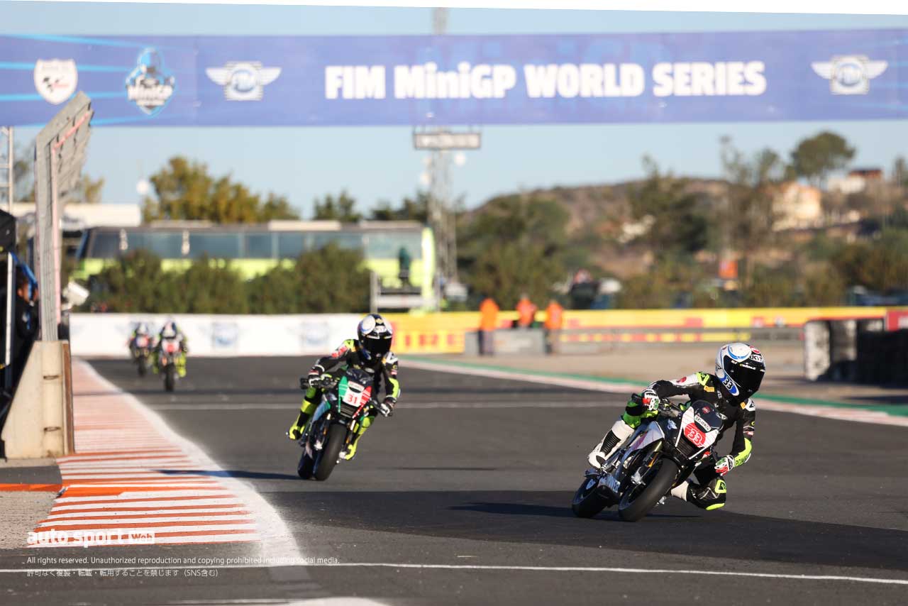 レース1：富樫虎太郎／2023FIM MiniGP World Final