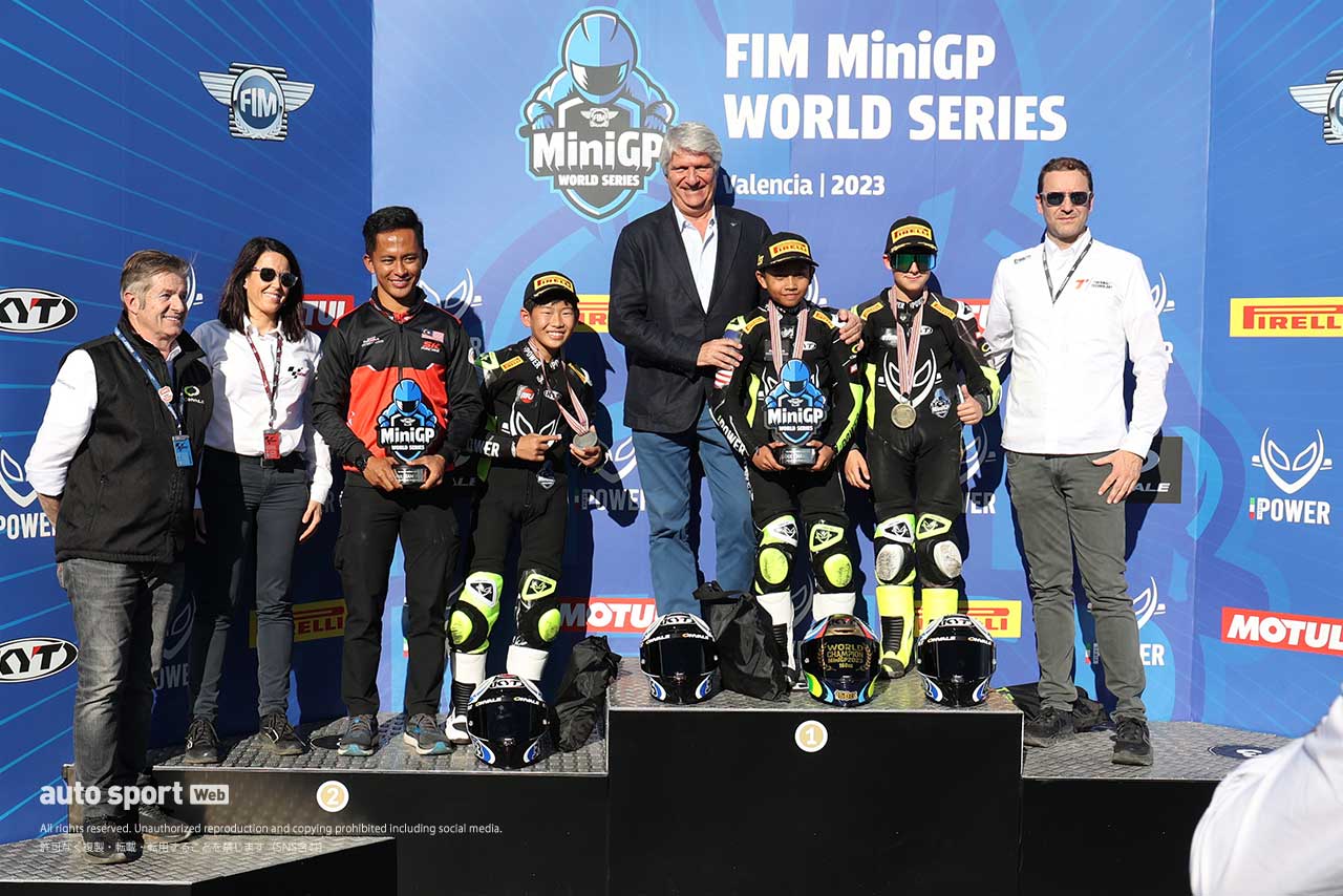2023FIM MiniGP World Final 160cc ランキング トップ3