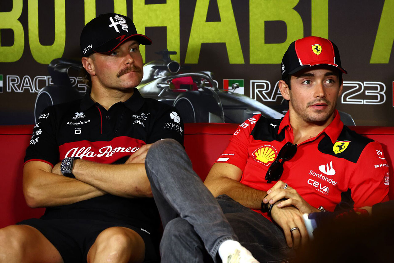 バルテリ・ボッタス（アルファロメオ）＆シャルル・ルクレール（フェラーリ）