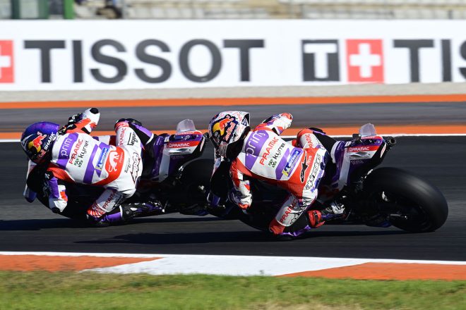 ホルヘ・マルティンとヨハン・ザルコ（プリマ・プラマック・レーシング）／2023MotoGP第20戦バレンシアGP
