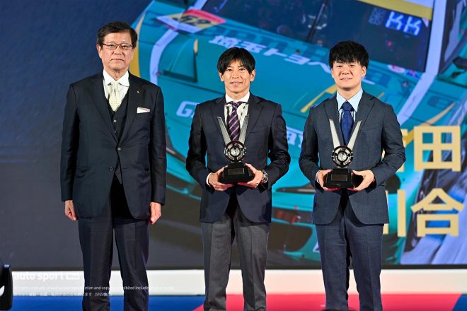JAF MOTORSPORTS AWARD 2023　スーパーGT GT300チャンピオンの吉田広樹／川合孝汰
