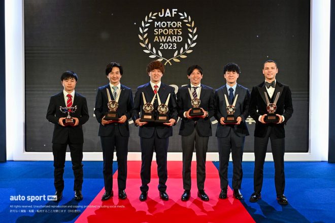 JAF MOTORSPORTS AWARD 2023　SF、SFL、FIA-F4、スーパーGTのチャンピオンがそろい踏みとなった。