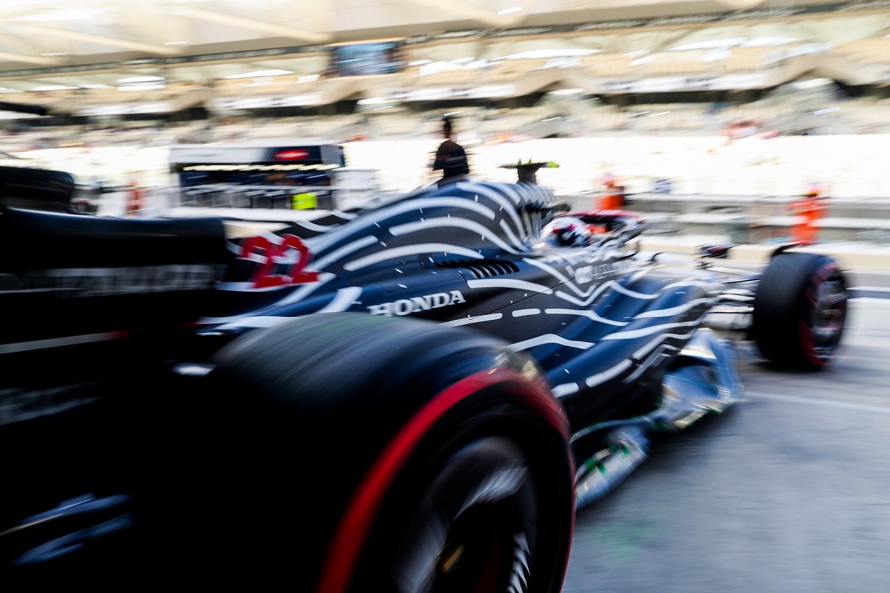 2023年F1第23戦アブダビGP　角田裕毅（アルファタウリ）