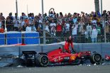 2023年F1第23戦アブダビGP　カルロス・サインツ（フェラーリ）がFP2でクラッシュ