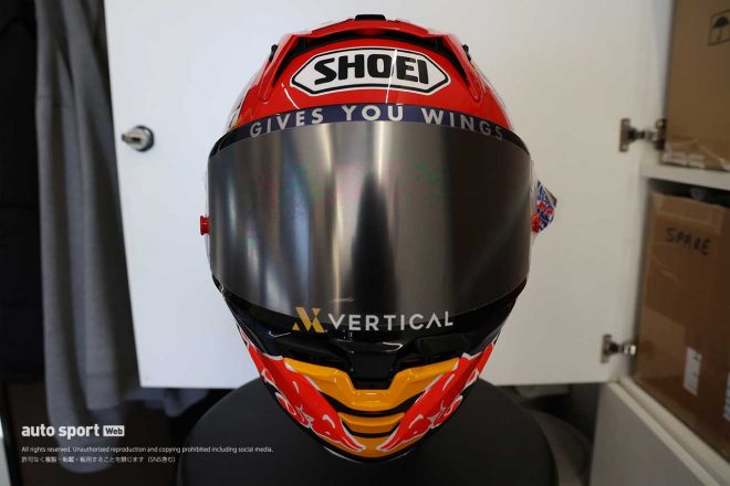マルク・マルケス（レプソル・ホンダ・チーム）が2023MotoGP第20戦バレンシアGPで使用するヘルメット