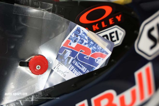 マルク・マルケス（レプソル・ホンダ・チーム）が2023MotoGP第20戦バレンシアGPで使用するヘルメット