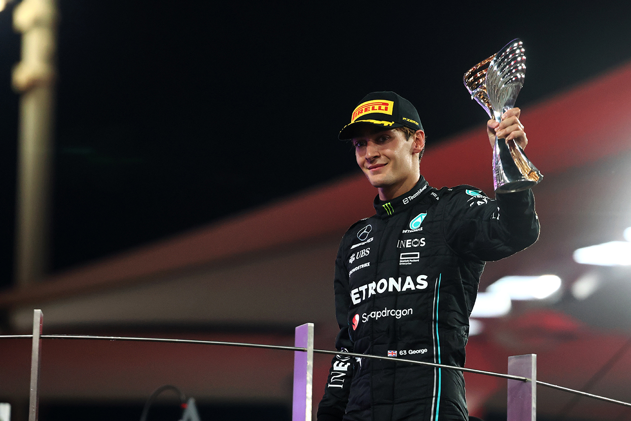 2023年F1第23戦アブダビGP　ジョージ・ラッセル（メルセデス）