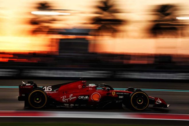 2023年F1第23戦アブダビGP　シャルル・ルクレール（フェラーリ）