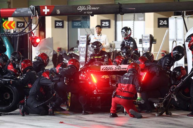 2023年F1第23戦アブダビGP　周冠宇（アルファロメオ）