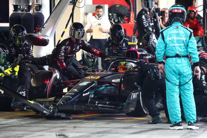 2023年F1第23戦アブダビGP　ルイス・ハミルトン（メルセデス）