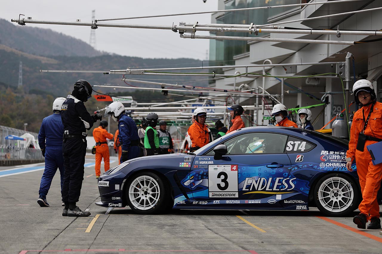 2023スーパー耐久第7戦富士　ENDLESS GR86（坂裕之／小河諒／菅波冬悟）
