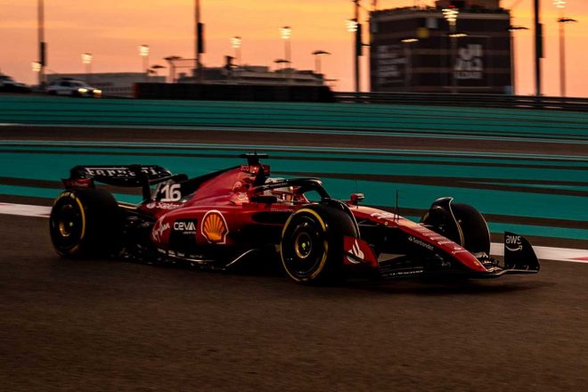 2023年F1第23戦アブダビGP　シャルル・ルクレール（フェラーリ）