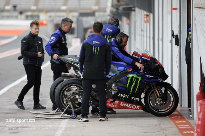 ファビオ・クアルタラロ（モンスターエナジー・ヤマハMotoGPチーム）のヤマハYZR-M1／2024MotoGPバレンシア公式テスト