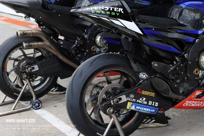 ヤマハはショートとロングのエキゾーストをテスト／2024MotoGPバレンシア公式テスト