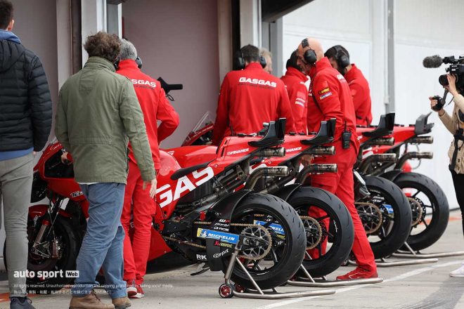 GASGASファクトリー・レーシング・テック3のマシン4台／2024MotoGPバレンシア公式テスト