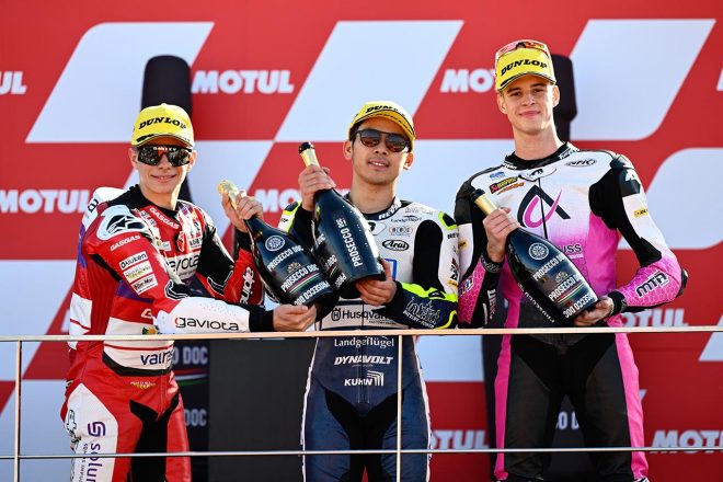 Moto3：佐々木歩夢（Liqui Moly Husqvarna Intact GP）／2023MotoGP第20戦バレンシアGP