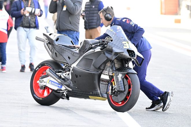 ジョアン・ミル（レプソル・ホンダ・チーム）のホンダRC213V／2024MotoGPバレンシア公式テスト