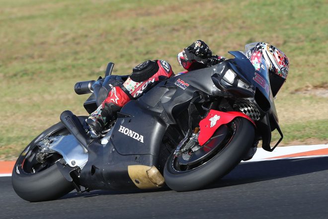 中上貴晶（イデミツ・ホンダLCR）／2024MotoGPバレンシア公式テスト