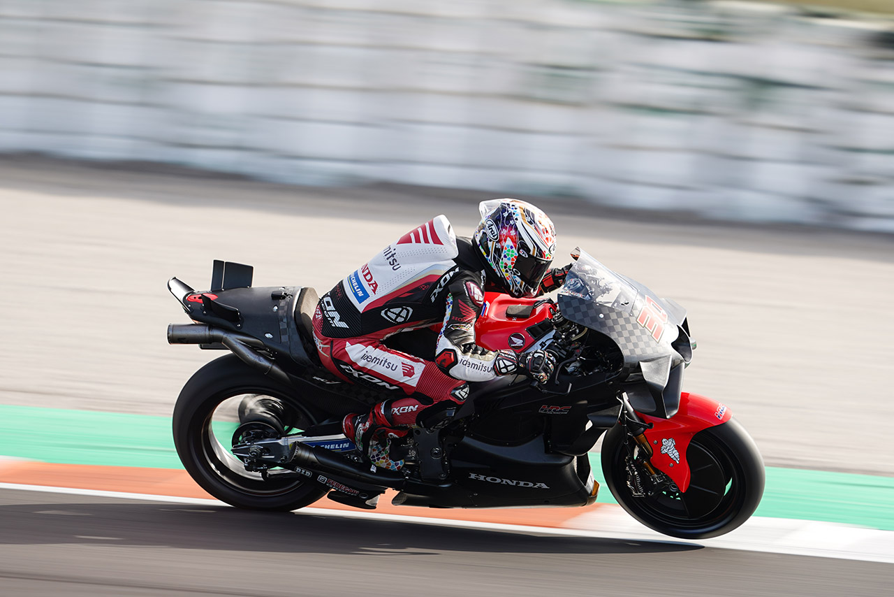 中上貴晶（LCRホンダ・イデミツ）／2024MotoGPバレンシア公式テスト