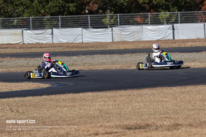 HRS特別講習会のデモレースでスピンを喫してしまった角田裕毅